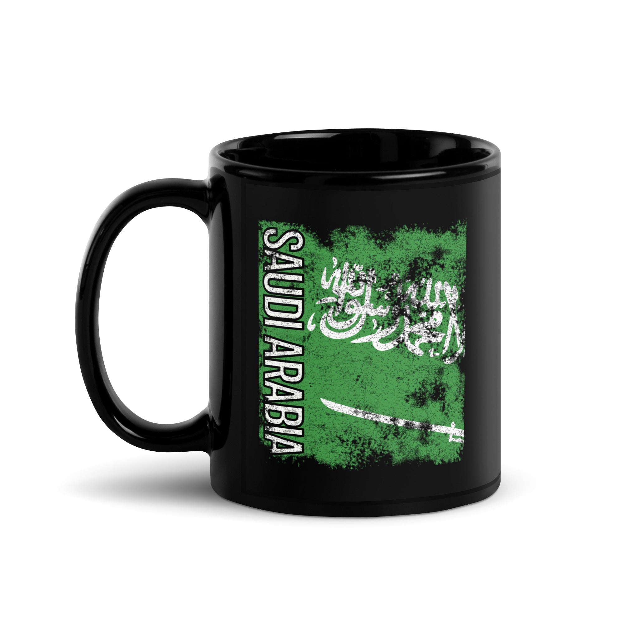 Saudi Arabia Flag - Distressed Flag Mug