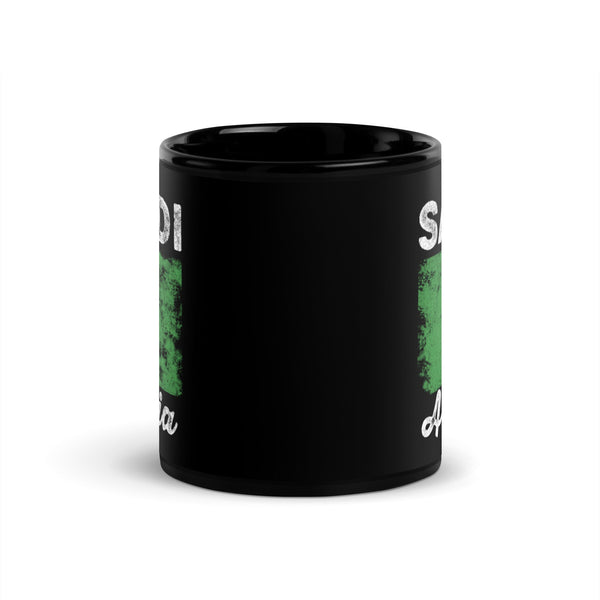 Saudi Arabia Flag Distressed Saudi Flag Mug