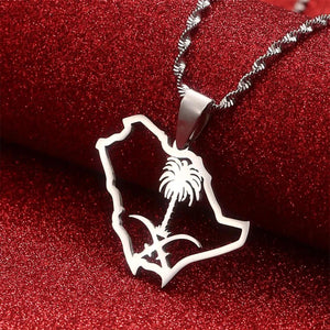 Saudi Arabia Map Necklace