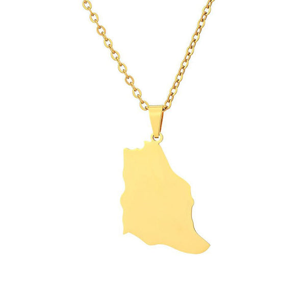 Saudi Arabia Map Necklace