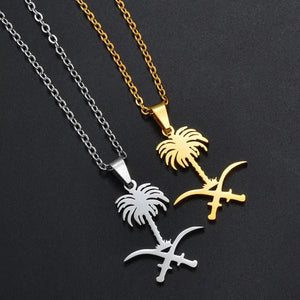 Saudi Arabia Pendant Necklace