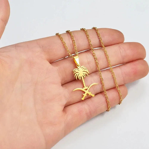 Saudi Arabia Pendant Necklace