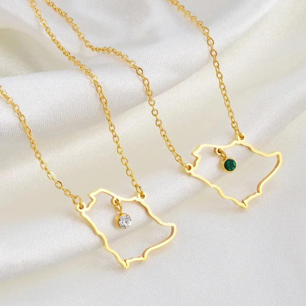 Saudi Arabia Pendant Necklace