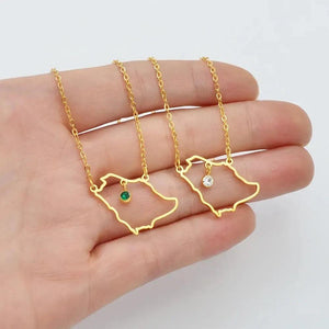 Saudi Arabia Pendant Necklace