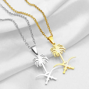 Saudi Arabia Pendant Necklace