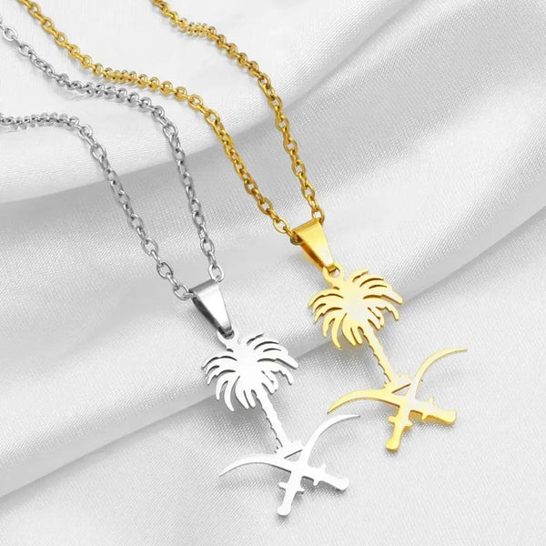 Saudi Arabia Pendant Necklace