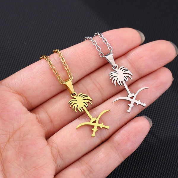 Saudi Arabia Pendant Necklace