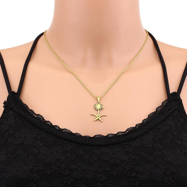 Saudi Arabia Pendant Necklace