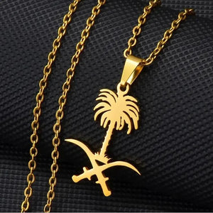 Saudi Arabia Pendant Necklace