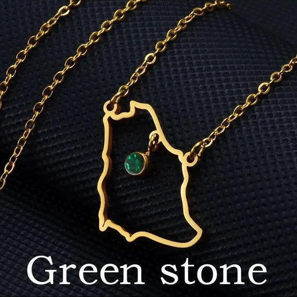 Saudi Arabia Pendant Necklace