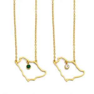 Saudi Arabia Pendant Necklace