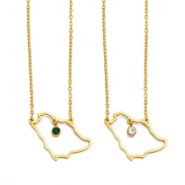 Saudi Arabia Pendant Necklace