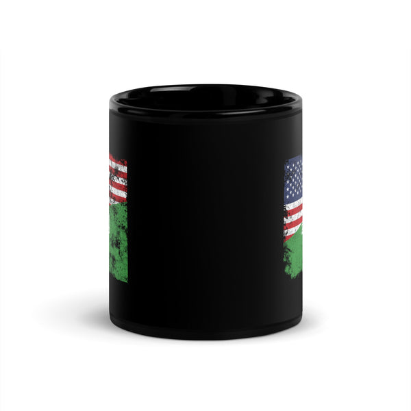 Saudi Arabia USA Flag Mug