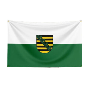 Saxony Flag - 90x150cm(3x5ft) - 60x90cm(2x3ft)