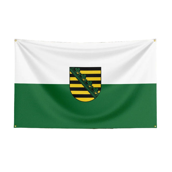 Saxony Flag - 90x150cm(3x5ft) - 60x90cm(2x3ft)
