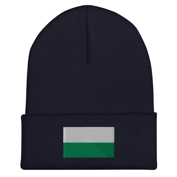 Saxony Flag Beanie - Embroidered Winter Hat