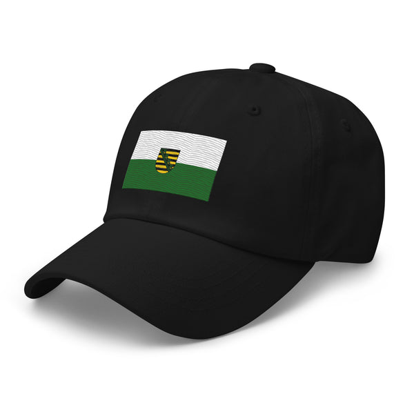 Saxony State Flag Cap - Adjustable Embroidered Dad Hat