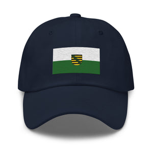 Saxony State Flag Cap - Adjustable Embroidered Dad Hat