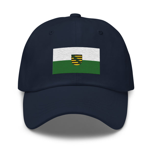 Saxony State Flag Cap - Adjustable Embroidered Dad Hat