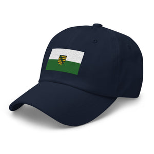 Saxony State Flag Cap - Adjustable Embroidered Dad Hat