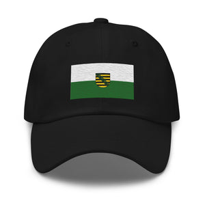 Saxony State Flag Cap - Adjustable Embroidered Dad Hat