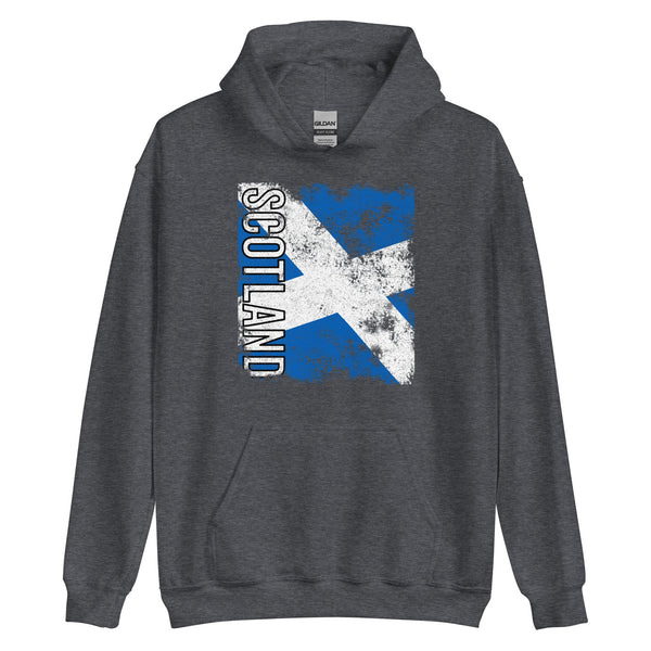 Scotland Flag - Distressed Flag Hoodie