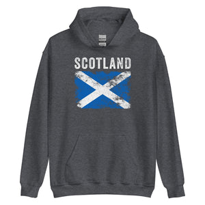 Scotland Flag Distressed - Scottish Flag Hoodie