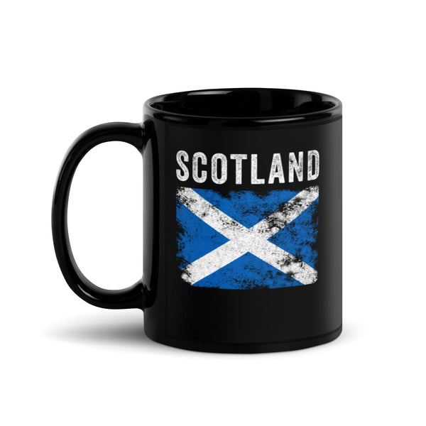 Scotland Flag Distressed - Scottish Flag Mug