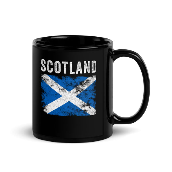 Scotland Flag Distressed - Scottish Flag Mug