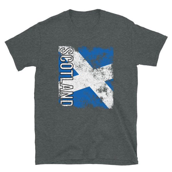 Scotland Flag Distressed T-Shirt