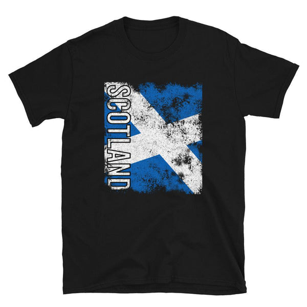 Scotland Flag Distressed T-Shirt