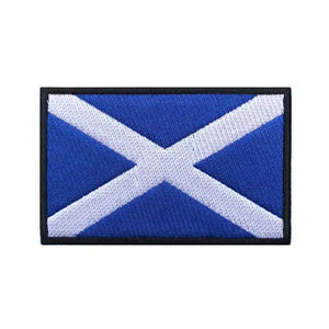 Scotland Flag Patch - Iron On/Hook & Loop Patch