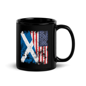 Scotland USA Flag - Half American Mug