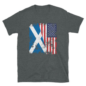 Scotland USA Flag - Half American T-Shirt