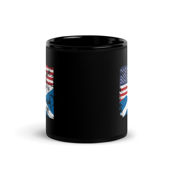 Scotland USA Flag Mug