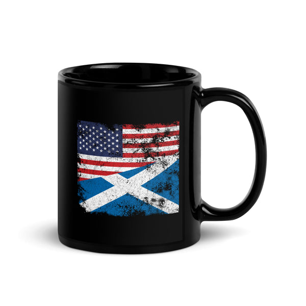 Scotland USA Flag Mug