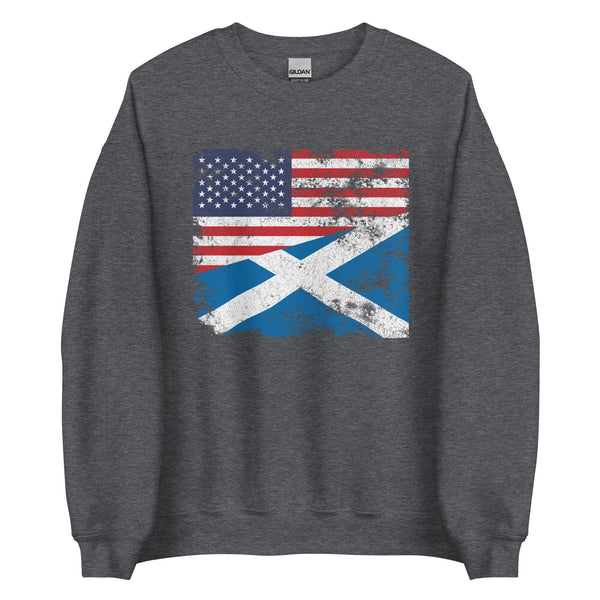 Scotland USA Flag Sweatshirt