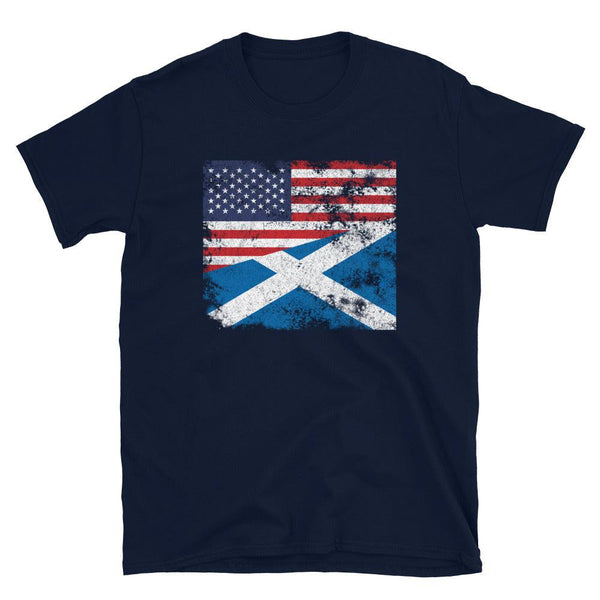 Scotland USA Flag T-Shirt