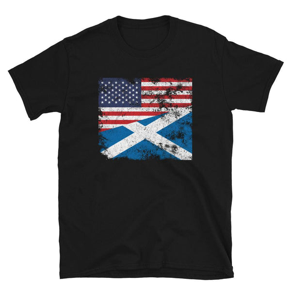 Scotland USA Flag T-Shirt