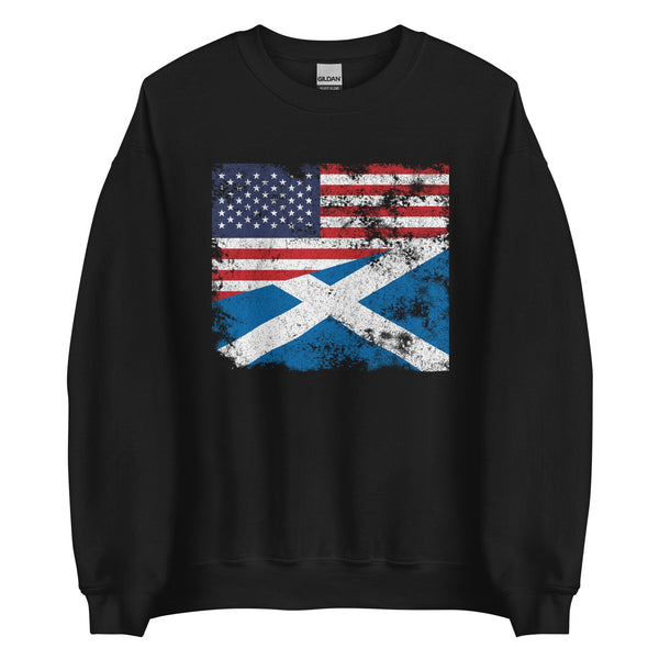 Scotland USA Flag Sweatshirt