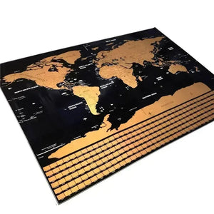 Scratch Off World Map - Travel Map with Flags
