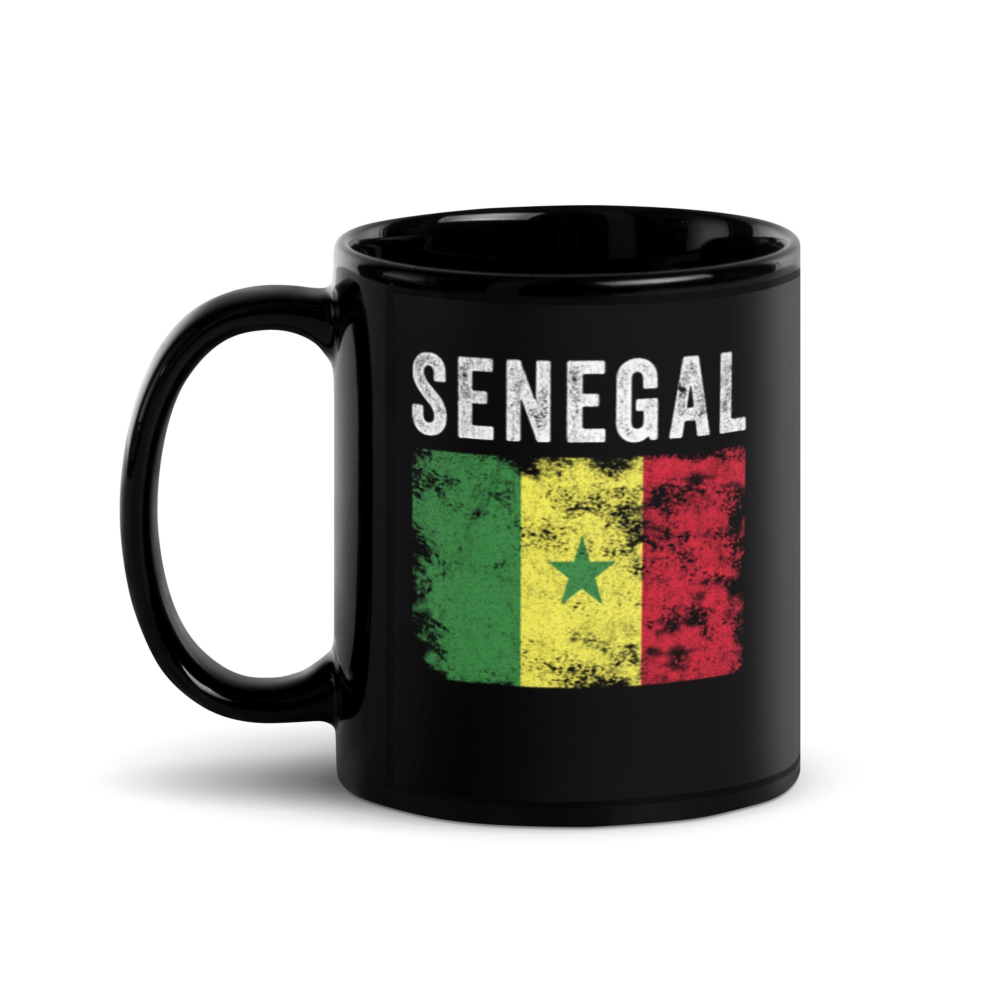 Senegal Flag Distressed Senegalese Flag Mug