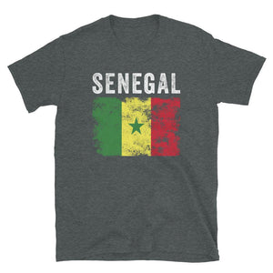 Senegal Flag Distressed Senegalese Flag T-Shirt