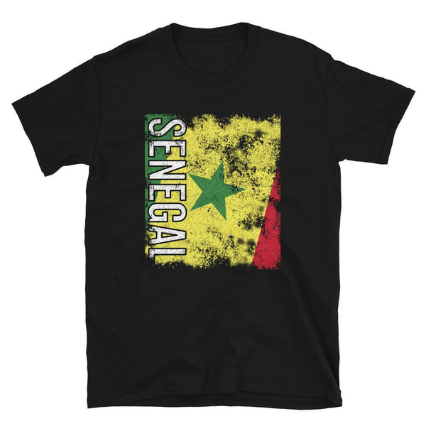 Senegal Flag Distressed T-Shirt