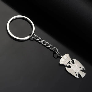 Serbia Eagle Keychain