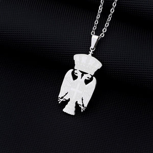 Serbia Eagle Pendant Necklace