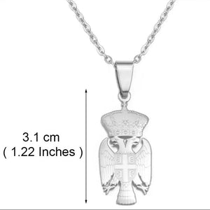 Serbia Eagle Pendant Necklace