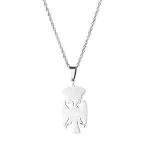 Serbia Eagle Pendant Necklace