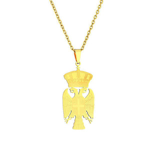 Serbia Eagle Pendant Necklace