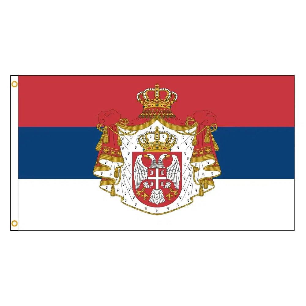 Serbia Flag - 90x150cm(3x5ft) - 60x90cm(2x3ft)